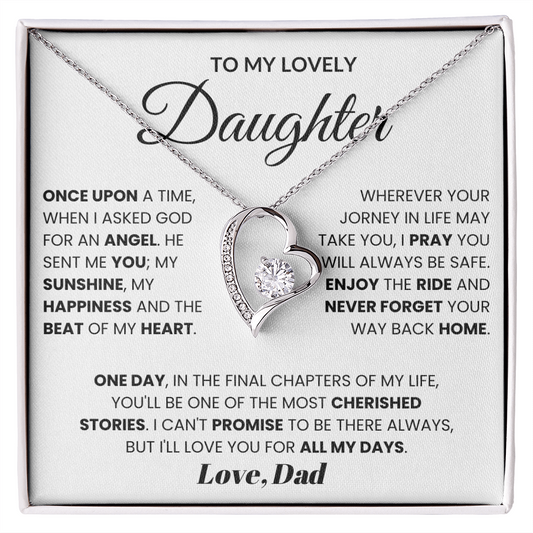 To My Daughter - Once Upon A Time When I Asked God For An Angel