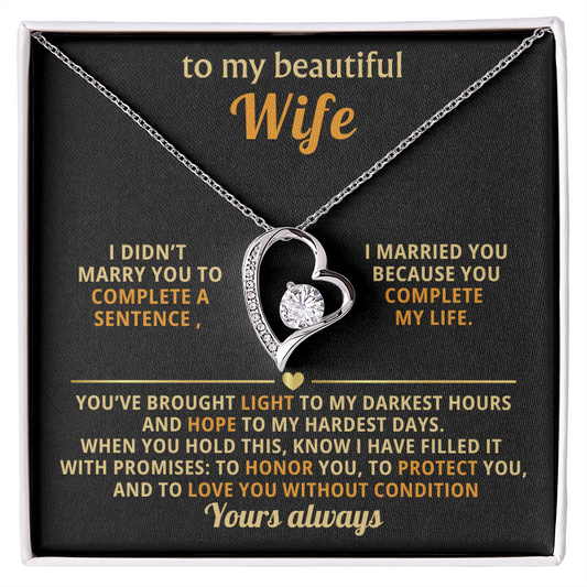 To My Beautiful Wife, Forever Love Gift Set - LV154