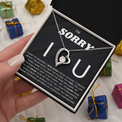 Apology Gift for Her, Forever Love Necklace