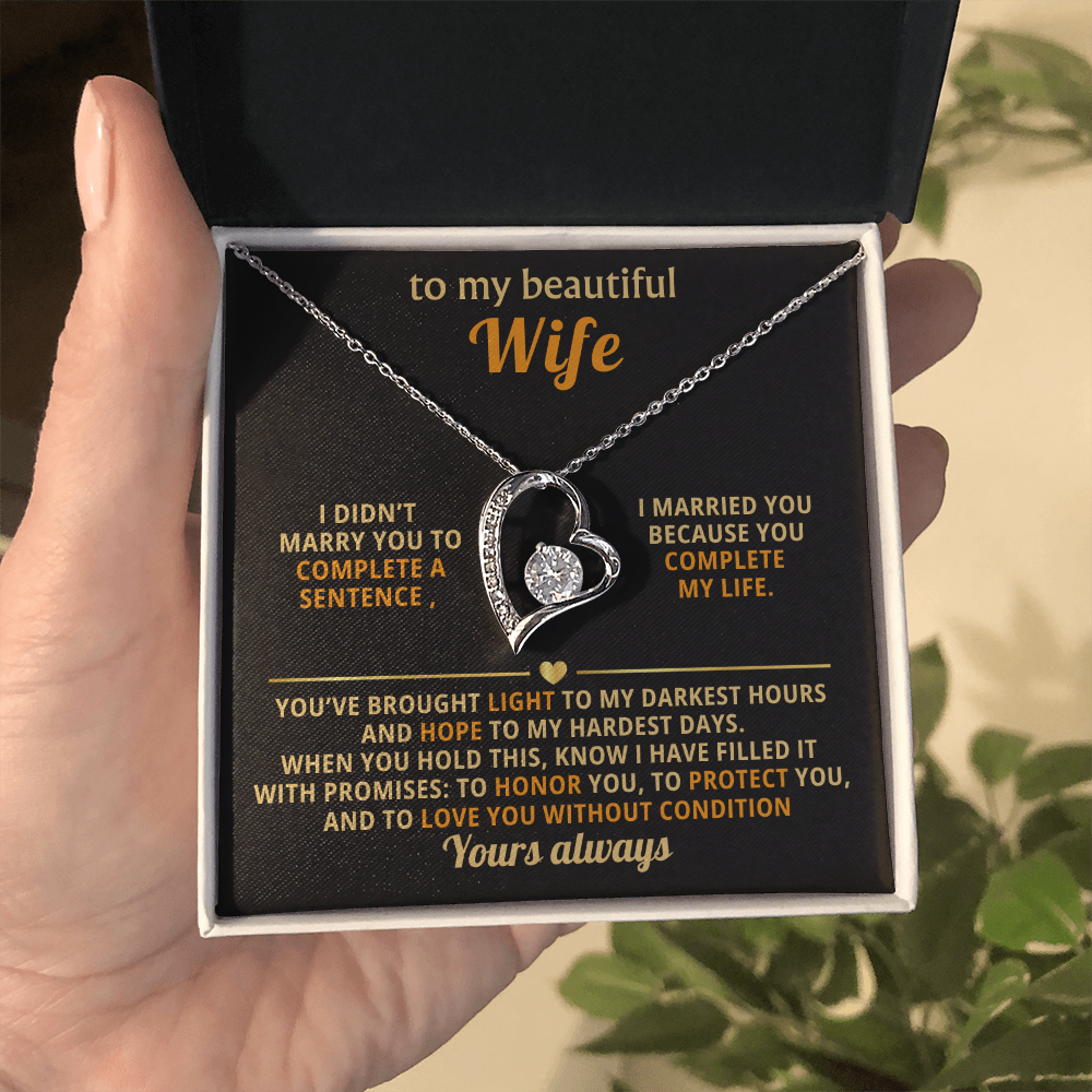To My Beautiful Wife, Forever Love Gift Set - LV154