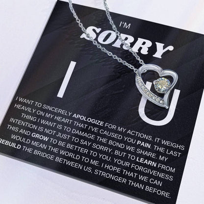 Apology Gift for Her, Forever Love Necklace