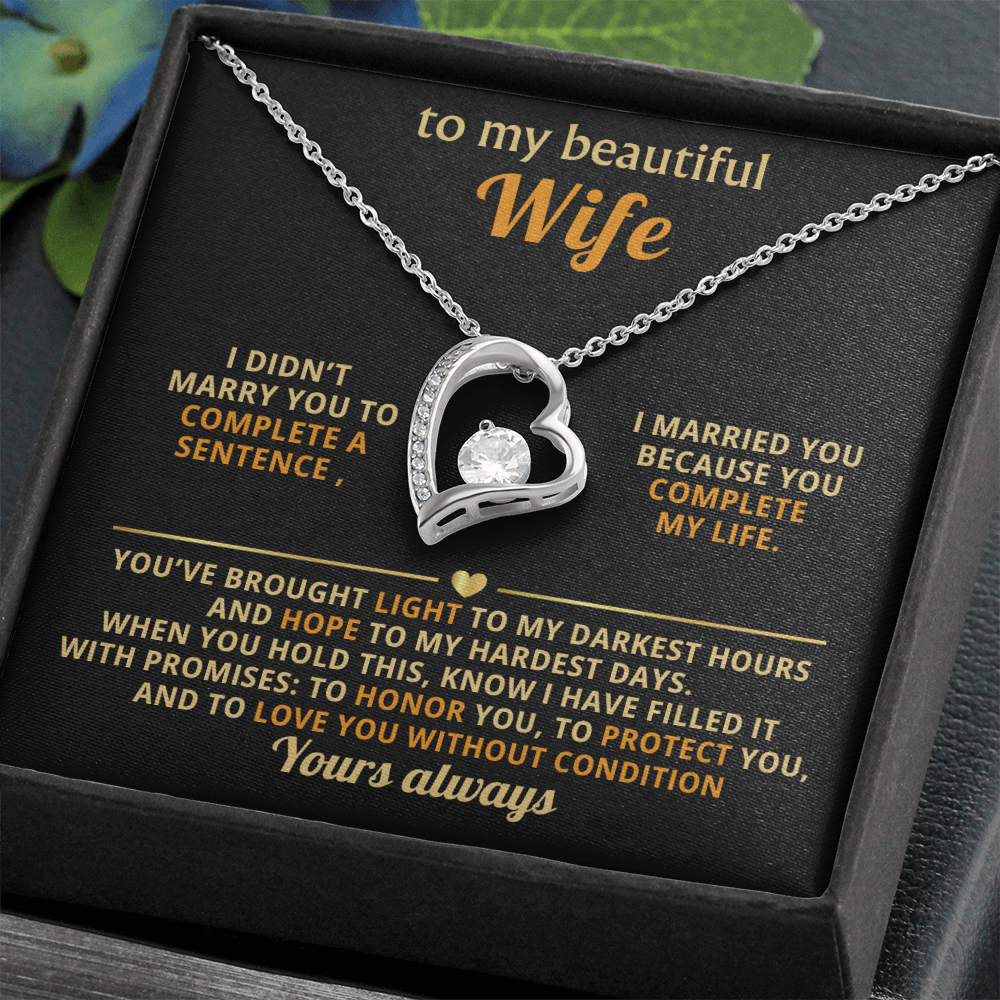 To My Beautiful Wife, Forever Love Gift Set - LV154