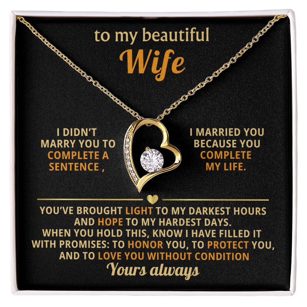 To My Beautiful Wife, Forever Love Gift Set - LV154