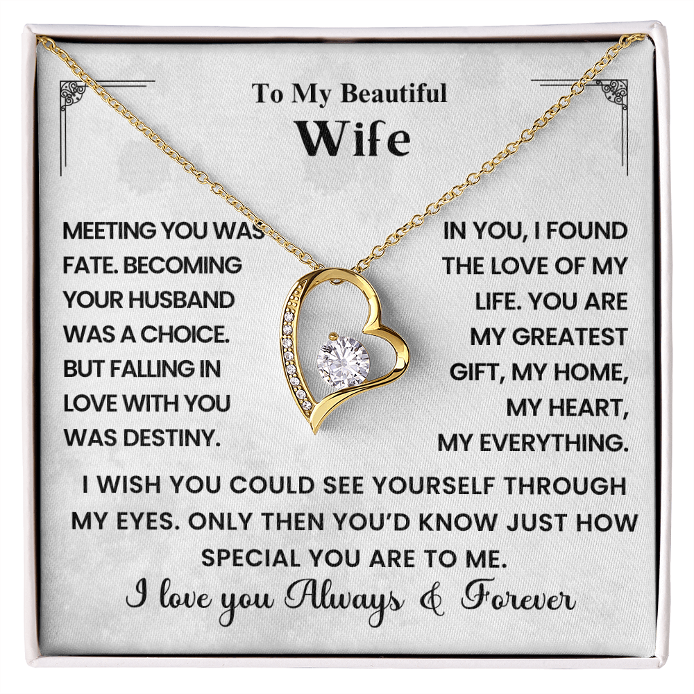 To My Beautiful Wife - Meeting You Was Fate