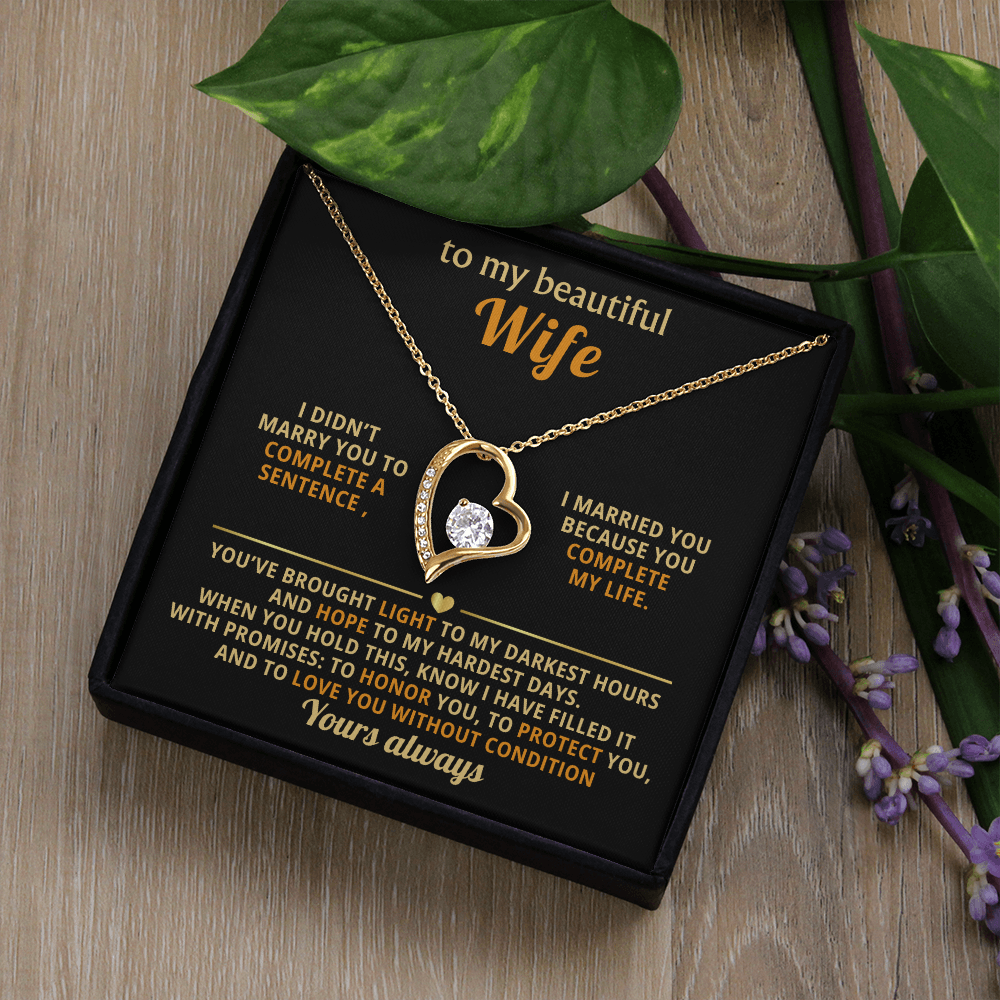 To My Beautiful Wife, Forever Love Gift Set - LV154