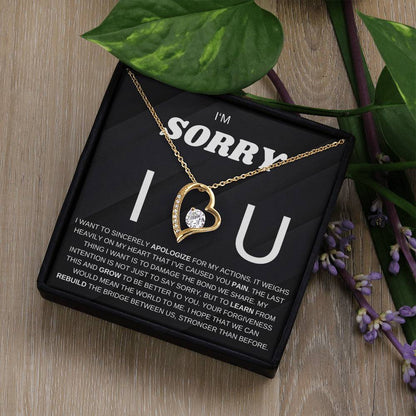 Apology Gift for Her, Forever Love Necklace
