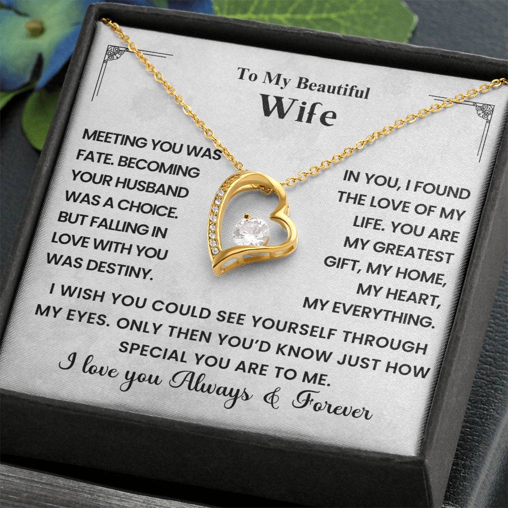 To My Beautiful Wife - Meeting You Was Fate