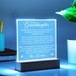 To My Granddaughter - Never Forget That I Love You - Acrylic Plaque