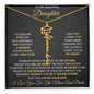 T o My Beautiful Daughter - Graduation Customized Necklace